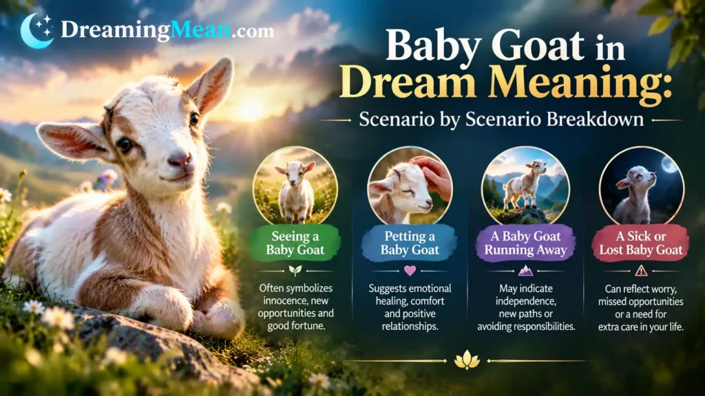 Baby Goat in Dream Meaning