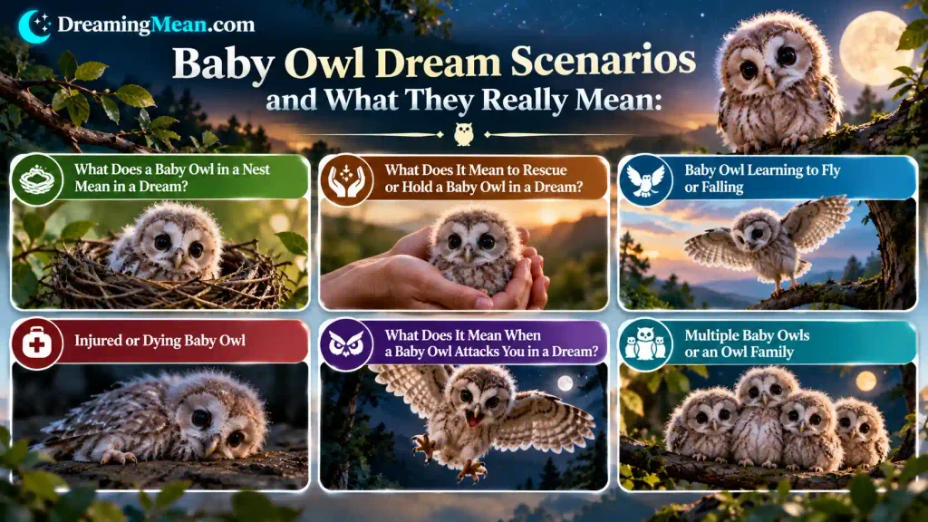 Baby Owl in Dream Meaning