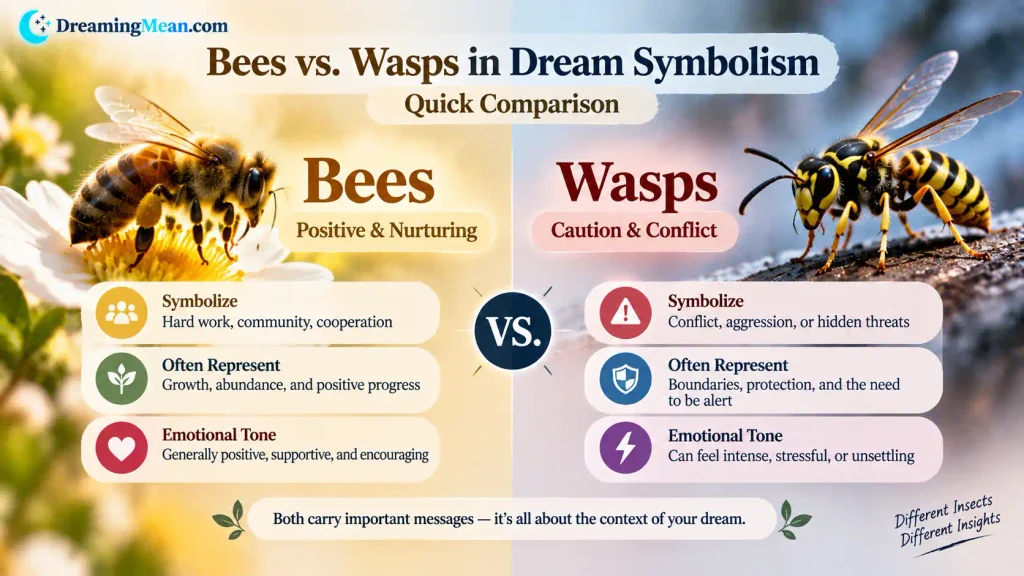 Bees in Your Dream Meaning
