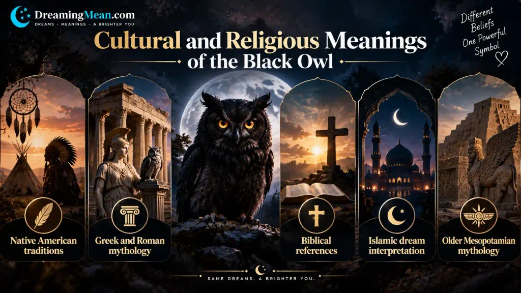 Black Owl in Dream Meaning
