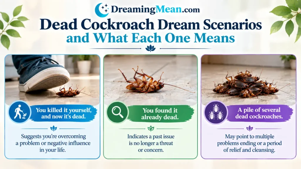 Dead Cockroach Dream Meaning