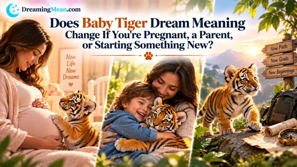 Baby Tiger Dream Meaning