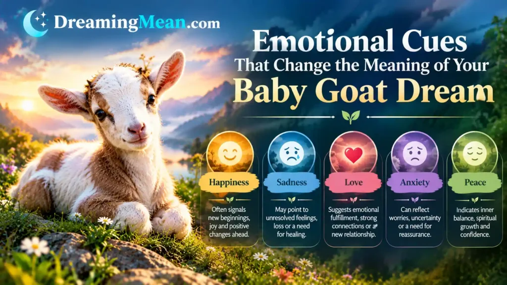 Baby Goat in Dream Meaning