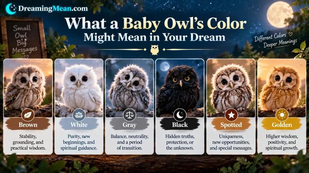 Baby Owl in Dream Meaning