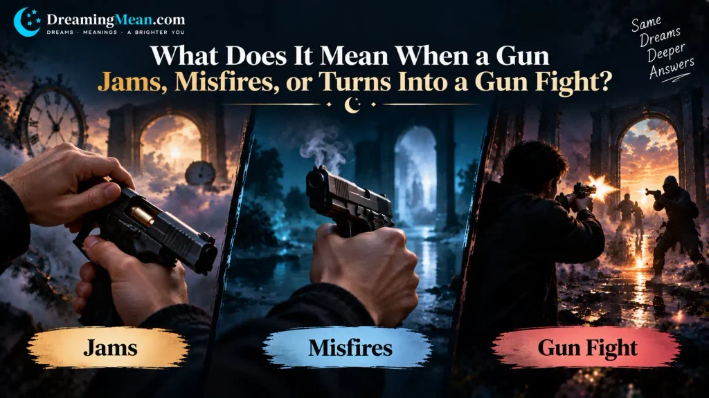 Gun in a Dream Meaning